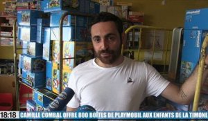 Le 18:18 - Marseille : Camille Combal offre des centaines de jouets aux enfants hospitalisés de la Timone