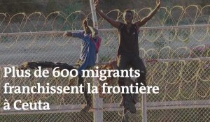 Immigration : 600 migrants franchissent la frontière de Ceuta