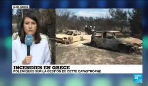 Incendies en Grèce : le bilan s''alourdit, polémique sur la gestion de la catastrophe