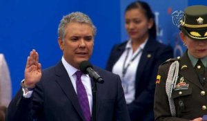 Ivan Duque investi président de Colombie (officiel)