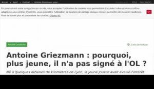 Pourquoi l'OL est passé à côté d'Antoine Griezmann