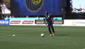 Foot/Australie: premier entraînement de Bolt avec les Mariners