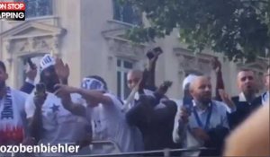 Champs-Elysées : Olivier Giroud visé par un projectile de supporter (vidéo)
