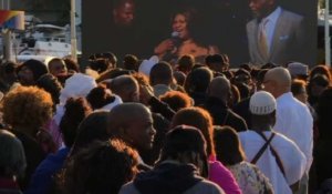 Aretha Franklin: longue file d'attente pour ses funérailles