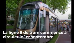 Inauguration de la ligne 9 du tram ce 1er septembre