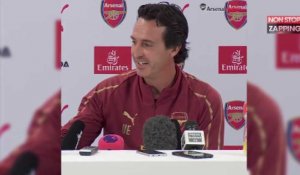 Arsenal : Unaï Emery répond au téléphone d'un journaliste en pleine conférence de presse (vidéo)