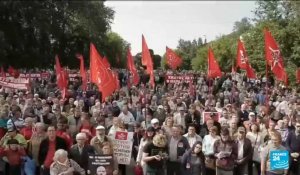 Manifestations en Russie contre la réforme des retraites