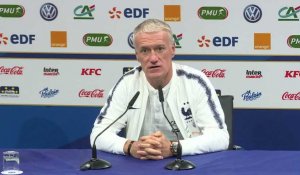 Equipe de France -  Conférence de presse - Clairefontaine - Didier DESCHAMPS p1 PAYET MBAPPE SAKHO