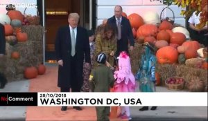 Donald Trump fête Halloween à la Maison Blanche