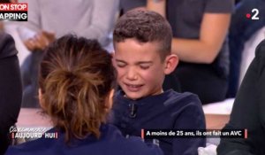 Faustine Bollaert très émue face à un enfant qui fond en larmes sur son plateau (vidéo)
