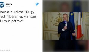 Hausse du diesel: Rugy veut "libérer les Français du tout-pétrole"