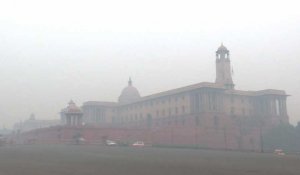 New Delhi dans le brouillard après la fête de Diwali