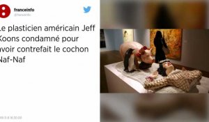 Le célèbre plasticien Jeff Koons condamné pour avoir copié une pub pour Naf Naf