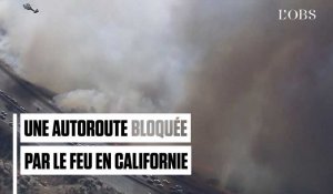 Chaos sur une autoroute californienne alors que l'incendie fait rage