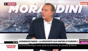 Morandini Live - Audiences radio : la descente aux enfers d'Europe 1 (vidéo)