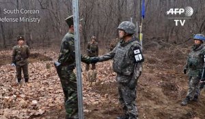 Les deux Corées connectent une route à la frontière