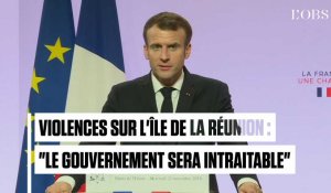 Violences à La Réunion : Emmanuel Macron sera "intraitable"