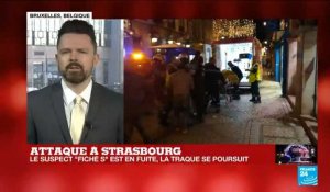 Attaque à Strasbourg: Le suspect fiché S est en fuite.