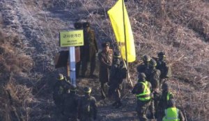 Les deux Corées démantèlent des postes-frontières