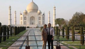 L'escapade au Taj Mahal d'Emmanuel et Brigitte Macron en Inde.