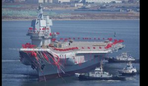 La Chine lance son 2e porte-avions en plein regain de tension internationale