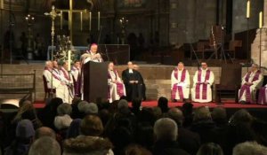 Strasbourg: messe en hommage aux victimes