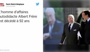Décès du milliardaire belge Albert Frère, président d'honneur du groupe GBL.