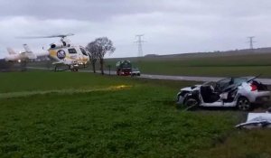 Un grave accident de la route à Ficheux