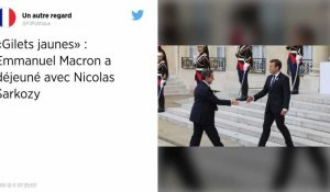 «Gilets jaunes» : Emmanuel Macron a déjeuné avec Nicolas Sarkozy