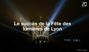 Le succès de la Fête des lumières de Lyon