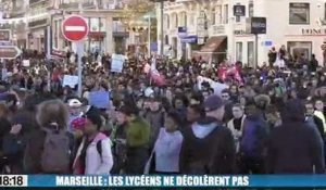 Marseille : les lycéens ne décolèrent pas