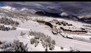 Hautes-Alpes : paysage féerique dans le Dévoluy après les premières chutes de neige