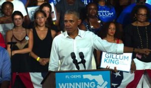 A Miami, Obama fait campagne pour les démocrates
