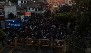 Guatemala/Mexique: images de drones de migrants salvadoriens
