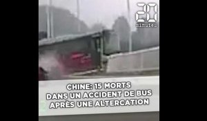Un bus fait une chute mortelle en Chine après une dispute à bord