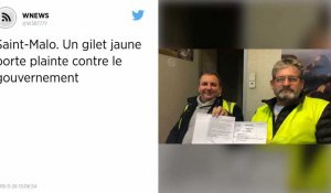 Saint-Malo. Un gilet jaune porte plainte contre le gouvernement.