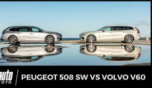 Peugeot 508 SW vs Volvo V60 - COMPARATIF : duel de breaks