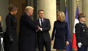 Donald et Melania Trump quittent l'Elysée