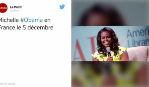 L'ancienne Première dame des États-Unis, Michelle Obama, sera en France le 5 décembre.