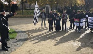 Vannes. Centenaire de la guerre 14-18 : hommage des militants Bretons 