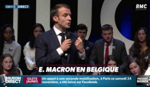 Macron traité de "menteur" en Belgique - ZAPPING ACTU DU 21/11/2018