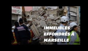 Les images des immeubles effondrés à Marseille, rue d'Aubagne