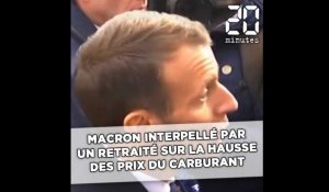 Emmanuel Macron s'explique sur la hausse des prix du carburant