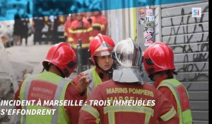  Incident à Marseille : trois immeubles s'effondrent