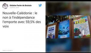 Référendum sur l'indépendance en Nouvelle-Calédonie : le non l'emporte avec 59,5 % selon des résultats partiels