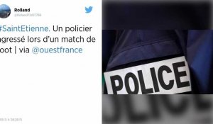Saint-Etienne. Un policier agressé lors d'un match de foot