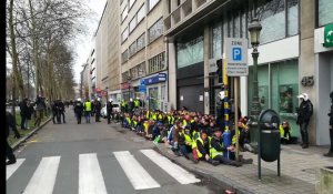 Bruxelles: les Gilets jaunes massivement arrêtés