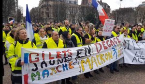 Manifestation de Gilets jaunes à Lille