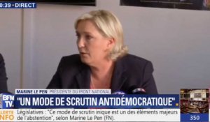 Marine Le Pen espère constituer un groupe à l'Assemblée dans les «prochains mois»
