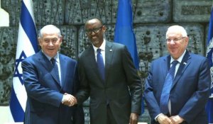 Le président rwandais rencontre Netanyahu et Rivlin à Jérusalem
